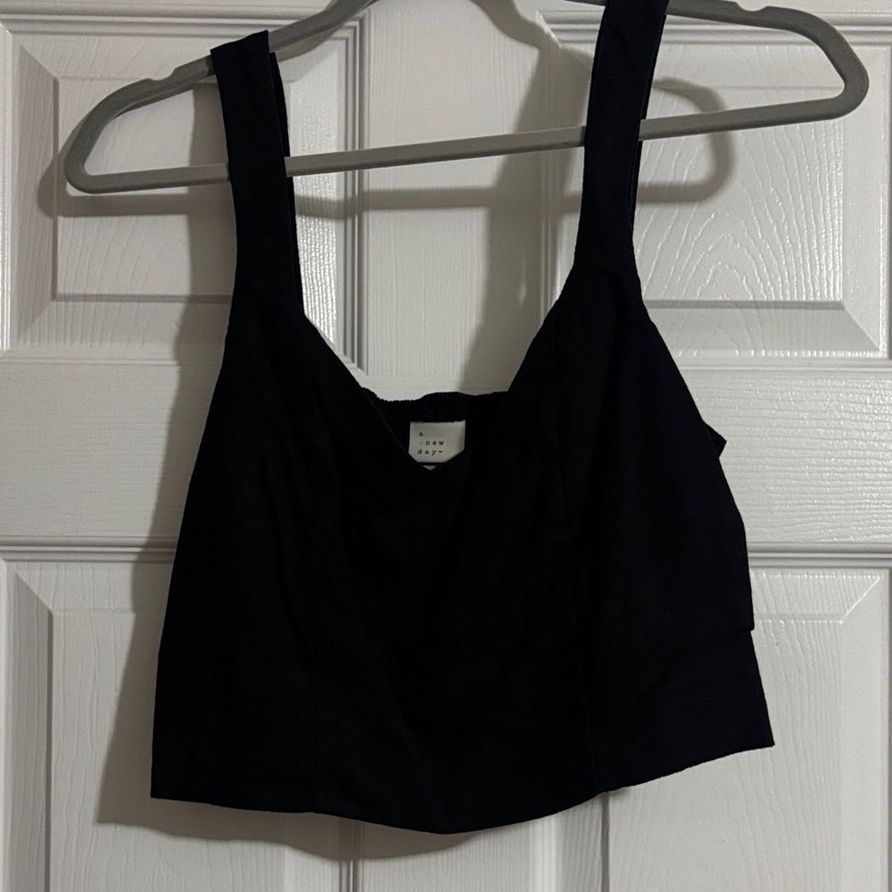 a new day Black Sleeveless Top